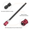 sourcing map 2pcs Magnetic Extension Chuck Adapter 6" 1/4 Inch Hex Shank Quick Release Bar Socket Screwdriver Bit Holder for Screwdriver Bits Nuts Drills Socket Driver Adapter