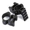 dophee 1" 25.4mm Ring Scope Mount + Same Base Extend Picatinny 20mm Rail 2 in 1