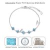 Philip Jones Synthetic Turquoise Gemstone Bracelet