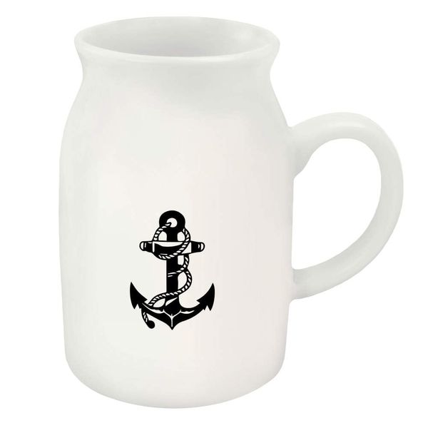 300ml 'Ship Anchor & Rope' Ceramic Milk Jug (MJ00016025)