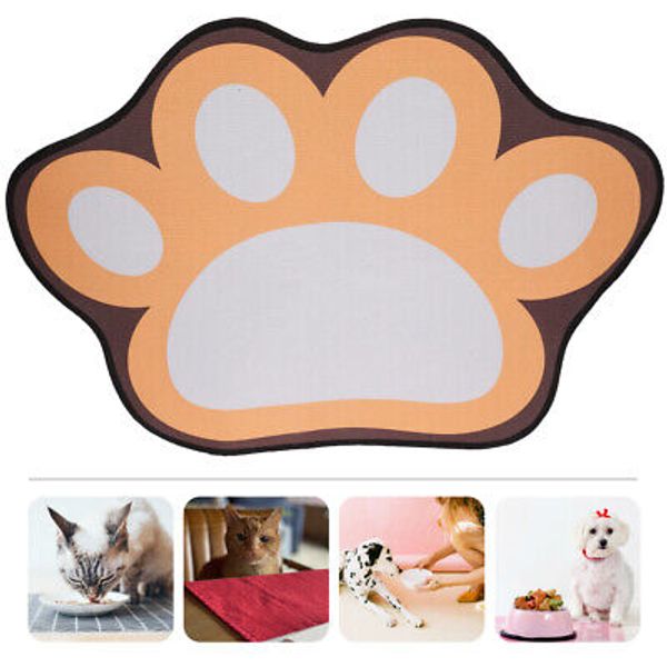 Absorbent Cat Feeding Mat Dog Food Bowl Mat Absorbent Dog Cat Food Feeding Mat