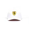 Branded Men's Cap with a Visor, White