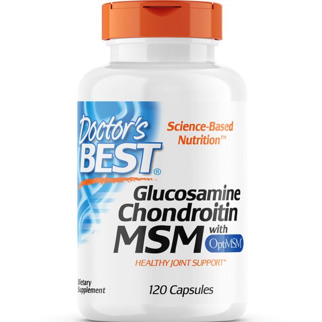 Doctor's Best Glucosamine Chondroitin Msm with Optimsm 120 Caps