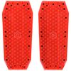 Molten GG0033-KR Shin Guard Flex, Hinged Structure, Medium Size, Black and Red