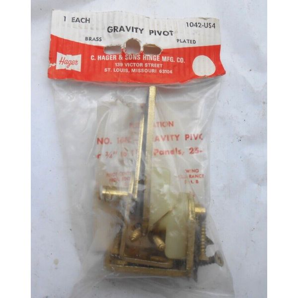Hager Gravity   Pivot Hinge  1042-US4