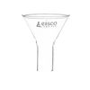 EISCO Powder Funnel, 45mm - 60º Angle - Plain Stem, 20mm - Borosilicate Glass