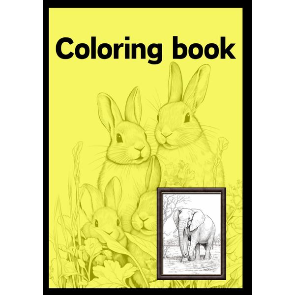 coloring book: 動物の塗り絵