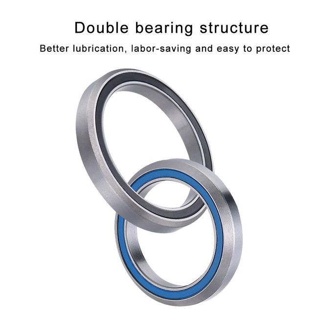 MTB Road Bike Headset Tapered Straight Fork Integrated Angular Contact  Bearing