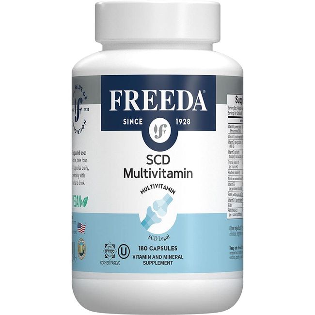 Freeda SCD Multivitamin - 180 Veg Caps