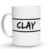 Makoroni - Clay Name 15 oz Ceramic Large Coffee Mug/Cup Design#39