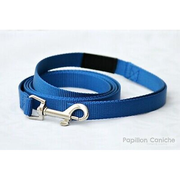 Pack of 10 Kerry Blue Nylon Dog Leashes by Papillon Caniche 5 ft long Pets Cats