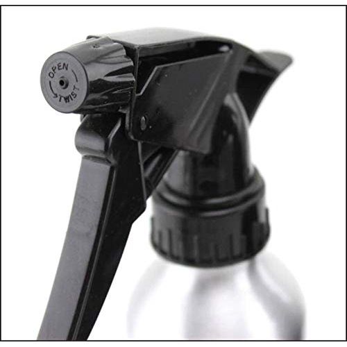 Beauty Town Aluminum Spray Bottle (250ml, 8.5 oz) Hair Spray Refillable Water Bottle (Red)