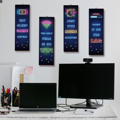 HPNIUB Gamer Sign Gamer Room Decorations,Gamer Room Wall Art,Game Room Sign,Gaming Stuff For Boys bedroom accessories,Gamer Gifts for Teenage Boy,Xbox Gaming Room Accessories