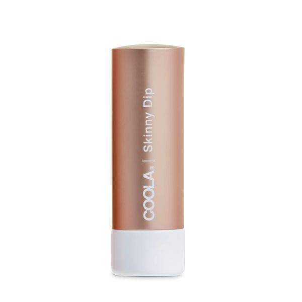 COOLA Organic Tinted Lip Balm & Mineral Sunscreen with SPF 30, Dermatologist Tested Lip Care for Daily Protection, Vegan, Skinny Dip, 0.15 Oz