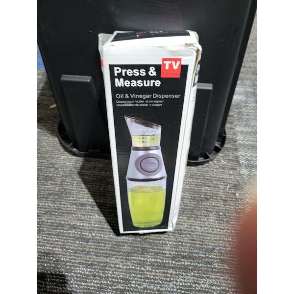 Press And Measure Oil And Vinegar Dispenser 17oz/500ML