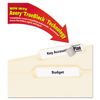 Avery 75366 Permanent File Folder Labels, TrueBlock, Inkjet/Laser, White, 1800/Box