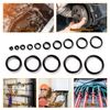 Lyeteung 260-PCS Nitrile Rubber O-Ring Assortment Kit - 15 Sizes, Black