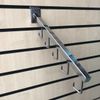 5 Hook Waterfall Sloping/Straight Display Arm For Slatwall (Straight)