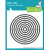 Lawn Cuts Custom Craft Die-Just Stitching Double Circles