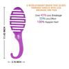Wet Brush Shower Detangler, Purple, 3.2 Ounce