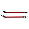 MOTLTECH Splitter Rods,150mm Adjustable Front Bumper Lip Splitter Strut Rod Tie Support Bars,Red 2pcs