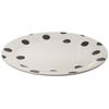 kate spade new york Deco Dot Dinner Plate, 1 Count, White