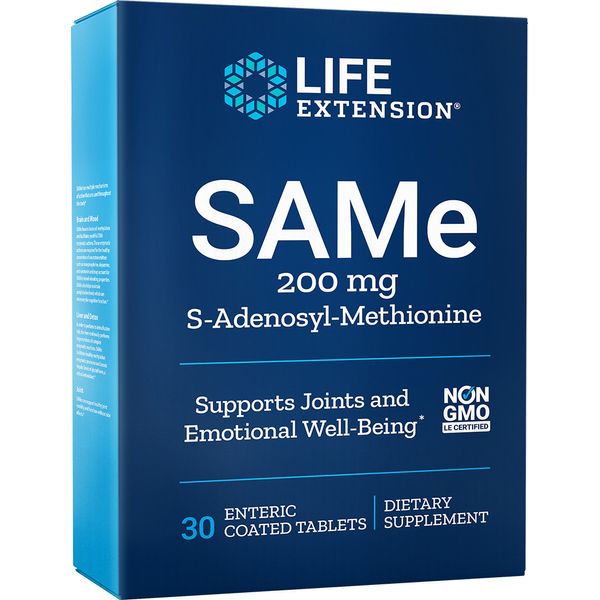 SAMe, 200 mg, 30 enteric-coated tablets