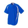 Youth XL Royal Blue/White 1/4 Zip Baseball/Softball Jacket
