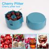 Cherry Pitter,Multi Quick Release Cherry Pitter Corer Tool,Cherry Corer Pit Remover Cherry remove up to 6 cherries at once