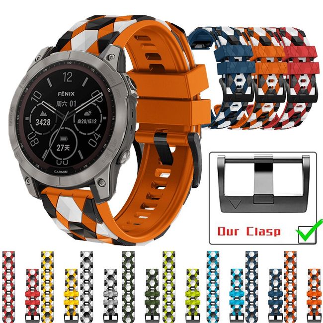 22mm Quick Fit Silicone Sports Wrist Watch Band Bracelet For Garmin Epix  (Gen 2)