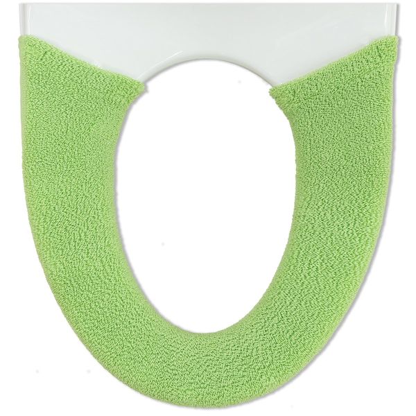 OKA 4548622308839 Toilet Seat Cover, Soft Toilet Seat Thunk, Washed Heated Type, Green, Soft Hook (Antibacterial, Deodorizing, Clean Fresh)