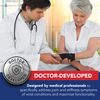 Dr. Arthritis Doctor Developed Copper Wrist Brace/Wrist Wrap/Carpal Tunnel/Wrist Support/Wrist Splint/Hand Brace -F.D.A. Medical Device & Doctor Handbook-Night Support for Women Men-Right & Left hands (Single)