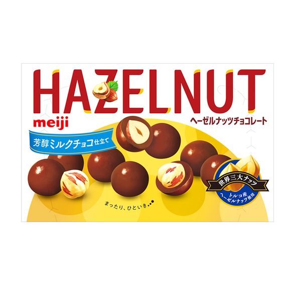 Meiji Hazelnut Chocolate Milk, 1.8 oz (52 g) x 10 Packs