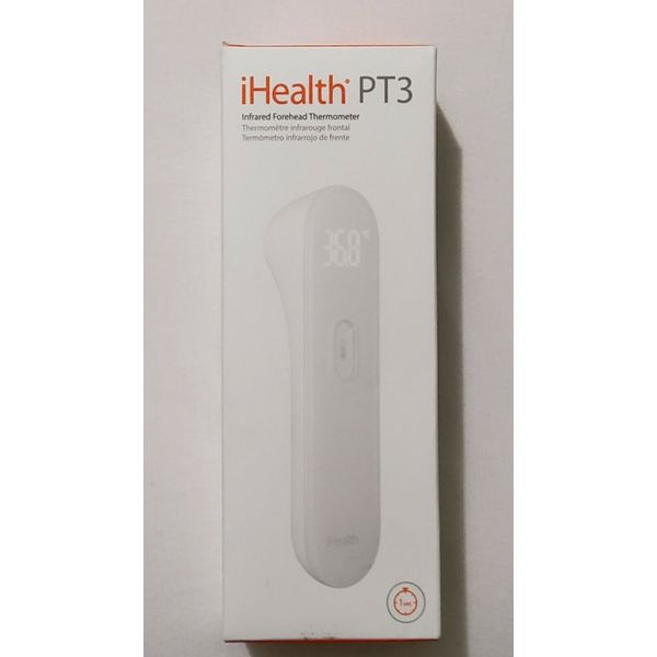 iHealth PT3 Infrared Digital No-Touch Forehead Thermometer White