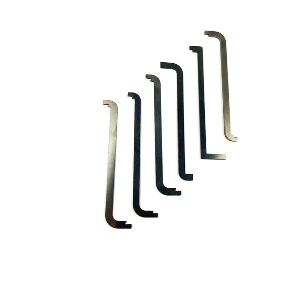 New Lock Pick Tension Wrench,Locksmith Pick Push Rod Locksmith Essential Kit (11pcs)