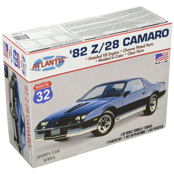 Atlantis Model 1/32 Route 32 1982 Z/28 Camaro Plastic Model ATLAMCM2004