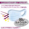 Elleair Hyper Block Mask, Virus Splash Blocking, Small Size, Pack of 30, PM2.5 Compatible, 99% Cut Filter, Made in Japan