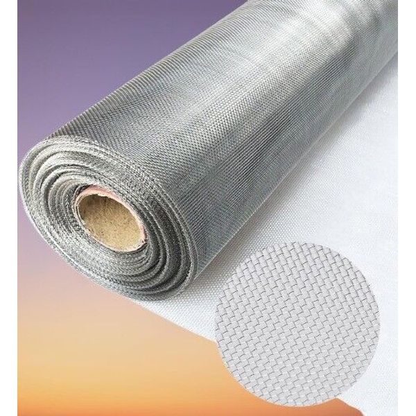 304 Stainless Steel Screen Roll 47 inch x 98 feet Window Screen Mesh 20 Mesh