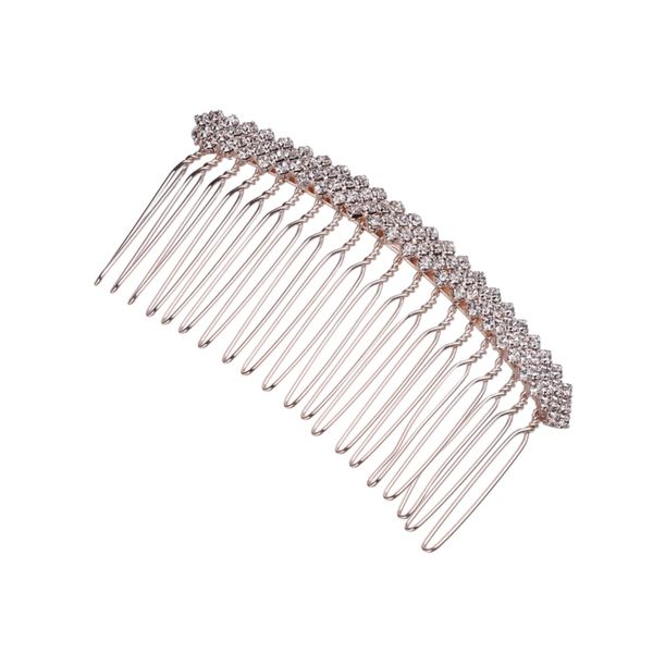 Beatifufu 1pc Chinese Hair Accessory Pearl Hair Clip Rhinestone Barrettes Wedding Veil Comb Rhinestone Hair Accessories Bridal Hair Side Combs Hair Clips Hair Comb Diamond Bride