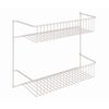 ClosetMaid 8002 2-Tier Wall Rack, 12-Inch Wide, White