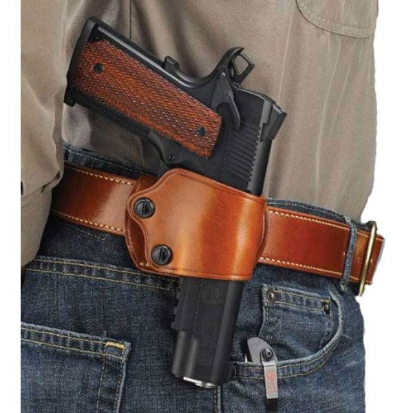 GALCO - Yaqui Slide Belt Holster for Colt, Kimber, Para, Springfield, Kahr, Ruger, Walther, Left Hand (Tan) (YAQ212)