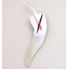 Super Cool Creations Chilli Clock Silver Acrylic Mirror, Size 35cm x 12cm