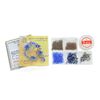 Miyuki BFK-456 Super Duo Beads Accessory Kit, Blue Shell Bracelet