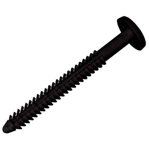 MidAmerica Black 3" Shutter Lok Peg Fasteners 48 Pack Spikes Longer and Stronger