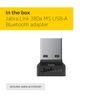 Jabra Link 380a MS USB-A Bluetooth Adapter – Wireless Dongle for Evolve2 85 and 65 Headsets