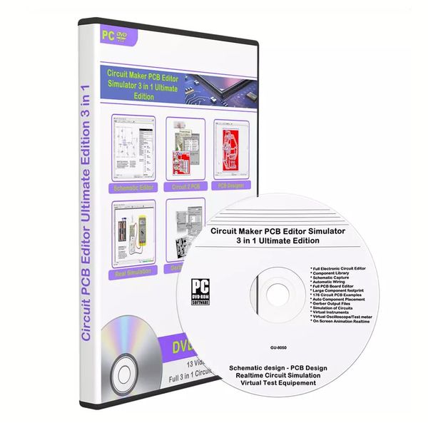 PCB Design Software Ultimate Edition Circuit Simulation & CAD Tools for Electronics Engineers | Virtual Labs, PCB Layout Design | Learn Electronics for Beginners & Experts | Windows
