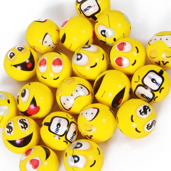 20 Stücke Stressball Anti Stress Spielzeug Bälle Wurfball Squeeze Ball Für Kinder Erwachsene Mitgebsel Kindergeburtstag Junge Gastgeschenke Give Aways Kindergeburtstag Knautschball Mini Schaum Kugeln