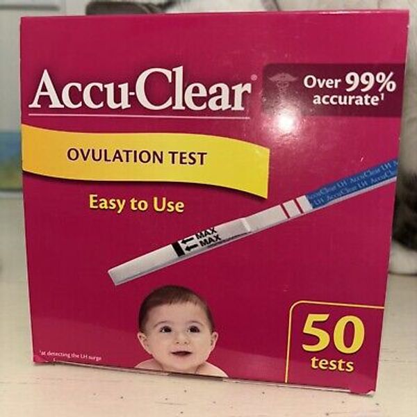 Accu-Clear Ovulation Test Strips Predictor Kit– Over 99 Accurate1 LH, 50 Count