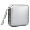Accessotech Silver CD Dvd 40 Disc Storage Carry Case Cover Wallet Holder Bag Plastic Games Disk