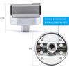 Whirlpool Range Burner Knob Set - 5 Stainless Steel Knobs with Reinforced Design